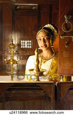 Stock Photograph -  flowers dance beauty dancers kerala beautiful. Fotosearch