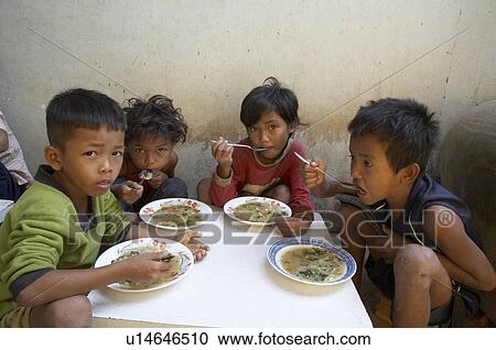 food child school children cambodia lunch time View Large Photo Image Stock Image - food child school children cambodia lunch time . Fotosearch