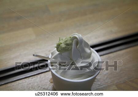 Stock Photograph -  food japan izu peninsular ice cream freshly food. Fotosearch