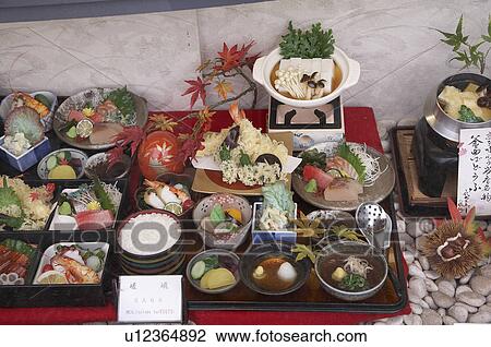 food japan restaurant window display wax models View Large Photo Image Stock Image - food japan restaurant window display wax models . Fotosearch
