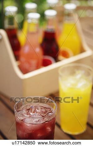 food people closeup two glasses juice 1400 color View Large Photo Image Stock Image - food people closeup two glasses juice 1400 color. Fotosearch