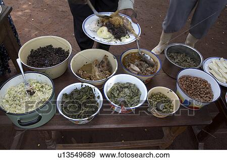 Stock Photo -  food uganda typical foods country array dishes . Fotosearch