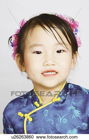 girl child pattern floral portrait in clothing View Large Photo Image Stock Image - girl child pattern floral portrait in clothing. Fotosearch