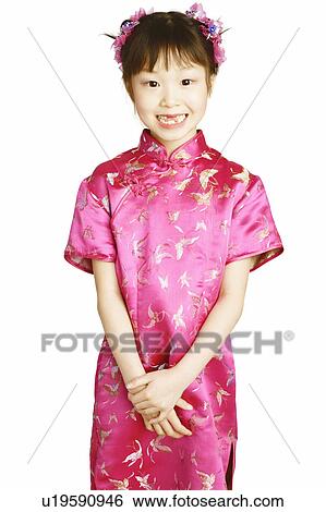 girl child pattern floral portrait in clothing View Large Photo Image Stock Photograph - girl child pattern floral portrait in clothing. Fotosearch