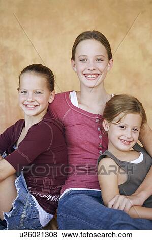 girl child portrait two teenage girls sitting 6-7 View Large Photo Image Stock Photo - girl child portrait two teenage girls sitting 6-7. Fotosearch