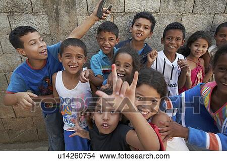 Picture -  girl child school children brazil social nucleus . Fotosearch