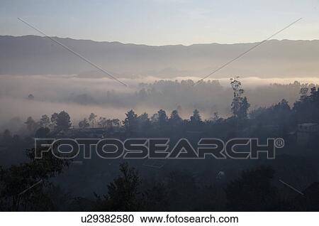 Stock Image -  guatemala evening landscape in chajul el quiche. Fotosearch