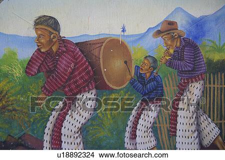 guatemala murals depicting mayan way life san la View Large Photo Image Picture - guatemala murals depicting mayan way life san la. Fotosearch