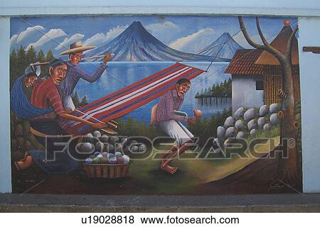 guatemala san juan la laguna mural depicting way View Large Photo Image Stock Photo - guatemala san juan la laguna mural depicting way. Fotosearch