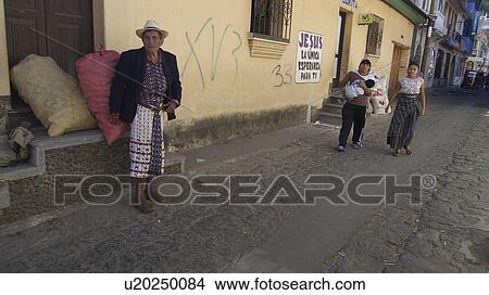 Picture -  guatemala san pedro la laguna lake atitlan latin. Fotosearch