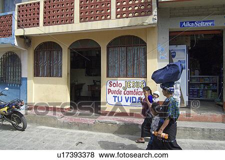 Stock Photo -  guatemala san pedro la laguna lake atitlan sign. Fotosearch