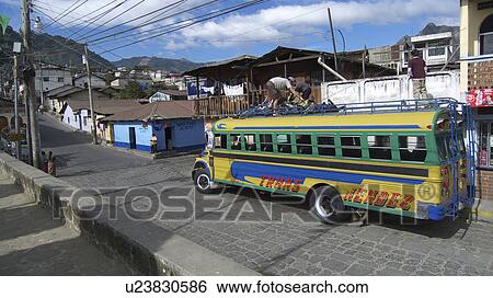 Stock Photograph -  guatemala san pedro la laguna lake atitlan san. Fotosearch