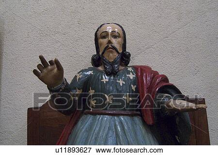 Stock Photo -  guatemala statues saints in catholic cathedral. Fotosearch