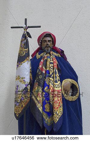 Stock Photograph -  guatemala statues saints in catholic cathedral. Fotosearch