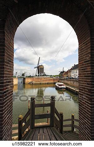Stock Image -  heusden noort brabant north holland post bastion. Fotosearch