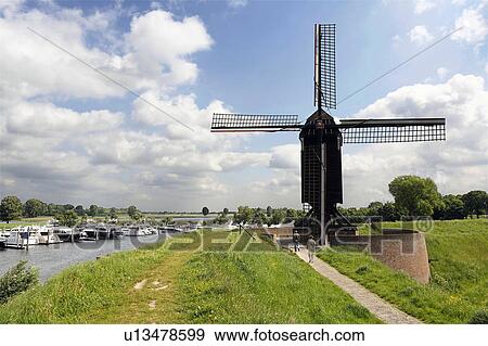 heusden noort brabant north holland post bastion View Large Photo Image Stock Photo - heusden noort brabant north holland post bastion. Fotosearch