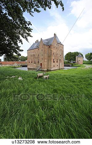 Stock Photo -  holland noort brabant north toll castle slot. Fotosearch