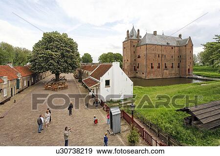 Stock Photo -  holland noort brabant north toll castle slot. Fotosearch