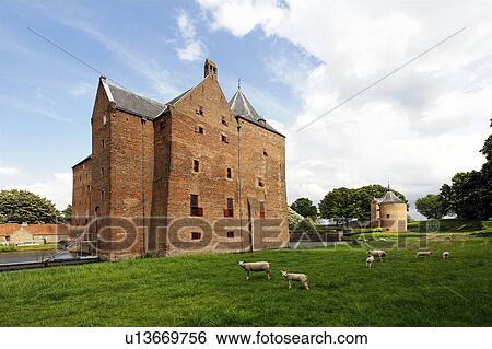 holland noort brabant north toll castle slot View Large Photo Image Stock Photograph - holland noort brabant north toll castle slot. Fotosearch