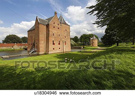 holland noort brabant north toll castle slot View Large Photo Image Stock Photograph - holland noort brabant north toll castle slot. Fotosearch