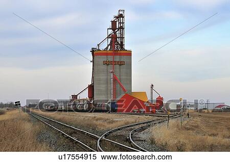 Stock Photography -  horozontal image concrete grain storage facility. Fotosearch