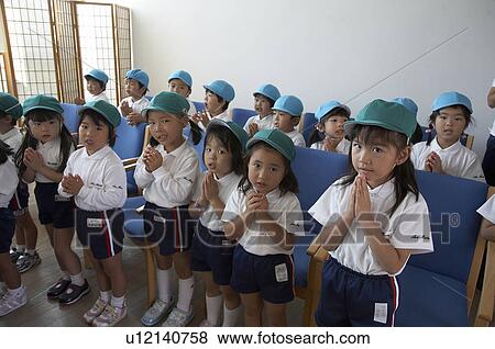 Stock Photo -  house child children japan visiting maryknoll . Fotosearch