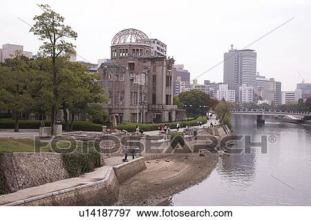 japan atomic dome where atom bomb exploded asia View Large Photo Image Stock Photo - japan atomic dome where atom bomb exploded asia. Fotosearch