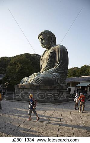 japan daibutsu great buddha statue kamakura asia View Large Photo Image Picture - japan daibutsu great buddha statue kamakura asia. Fotosearch