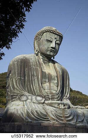 japan daibutsu great buddha statue kamakura asia View Large Photo Image Stock Image - japan daibutsu great buddha statue kamakura asia. Fotosearch