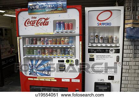 japan drinks vending machine selling beer soft View Large Photo Image Stock Image - japan drinks vending machine selling beer soft. Fotosearch
