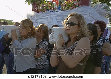 Stock Image -  japan festival senor de los milagros celebrated. Fotosearch