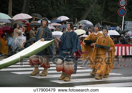 Stock Photo -  japan jidai matsuri festival ages kyoto asia se. Fotosearch