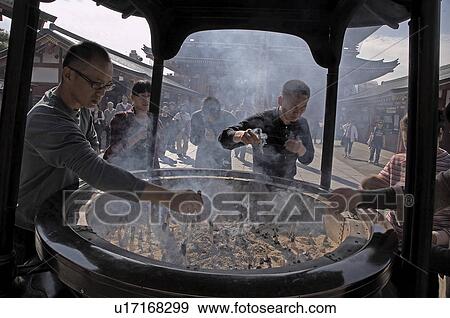 Stock Photo -  japan sensoji buddhist temple dedicated kannon. Fotosearch
