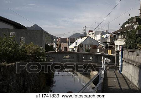 Stock Photo -  japan shimoda izu peninsular old stone bridge . Fotosearch