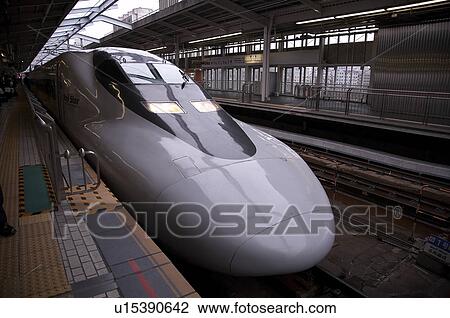 Stock Image -  japan shinkansen bullet train asia se horizontal. Fotosearch