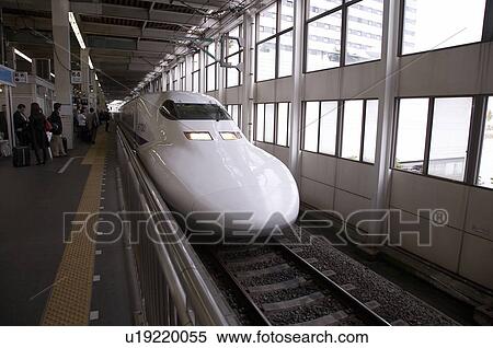 Stock Photography -  japan shinkansen bullet train hiroshima asia se. Fotosearch