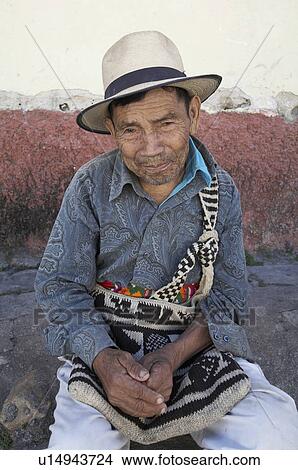 Picture -  man guatemala mayan san andres el quiche central . Fotosearch