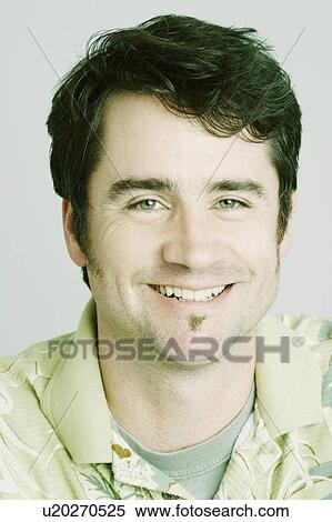 Stock Photography -  man portrait mature smiling 40-44 years black. Fotosearch