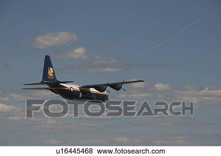 marines c130j30 blue angels airshow military View Large Photo Image Stock Photo - marines c130j30 blue angels airshow military. Fotosearch
