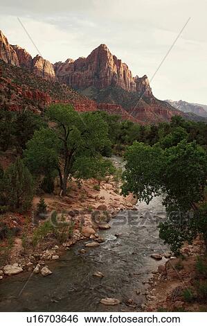 may 2007 watchman peak virgin rivers flow canyon View Large Photo Image Stock Photograph - may 2007 watchman peak virgin rivers flow canyon. Fotosearch