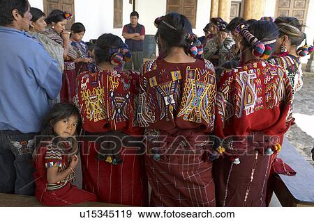 Stock Photo -  meeting women guatemala church mayan indian el . Fotosearch
