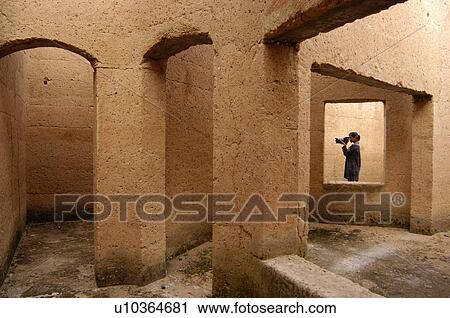 Stock Image -  mud structure inside kinfra film video park. Fotosearch