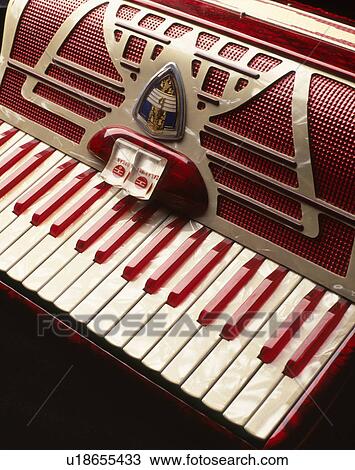 Stock Image -  music arts horizontal organ accordion classical. Fotosearch