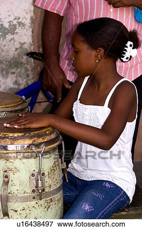 Stock Photo -  music playing streets cienfurgos cuba mr spanish. Fotosearch