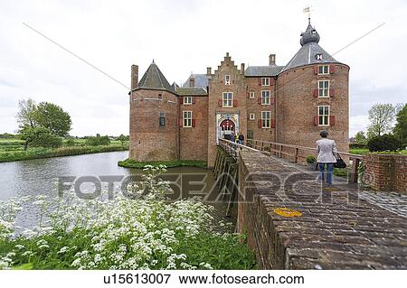 Stock Photo -  north brabant holland medieval castle kasteel. Fotosearch