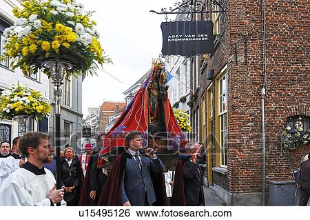 Stock Photograph -  party den bosch north brabant holland madonna . Fotosearch