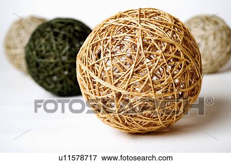 Stock Photo -  people art closeup string balls craft ball color. Fotosearch