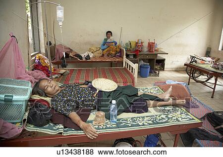 Stock Photo -  people cambodia government hospital chey golden . Fotosearch