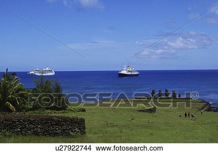 people easter rose blue sky boat chile cruise View Large Photo Image Picture - people easter rose blue sky boat chile cruise. Fotosearch