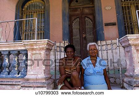 Stock Image -  people havana capitol city cuba local portraits. Fotosearch
